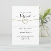 Invitation Cérémonie de mariage virtuel (Debout devant)