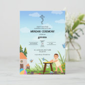 Invitation Cérémonie de Mundan (Debout devant)