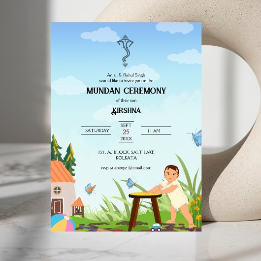 Invitation Cérémonie de Mundan