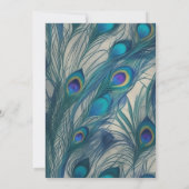 Invitation Cérémonie de Mundan logo Ganesha Peacock Design (Dos)