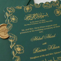 Cérémonie de Nikkah de mariage musulman islamique