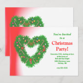 Invitation Cérémonie de Noël (Devant / Derrière)