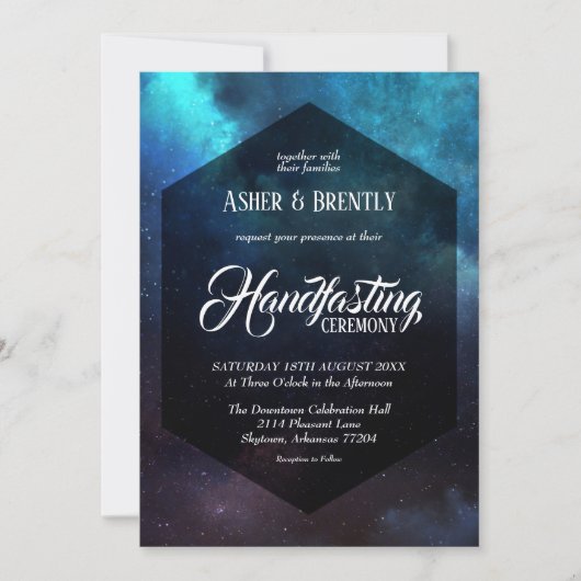 Invitation Cérémonie de présentation de la nébuleuse étoilée  (Devant)