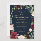 Invitation cérémonie de remise des diplômes de l'école de dro (Devant)