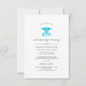 Invitation Cérémonie de remise des diplômes de l'infirmière P (Devant)