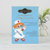 Invitation Cérémonie de remise des diplômes d'infirmières Éco (Debout devant)