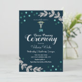 Invitation Cérémonie de remise des diplômes du LPN Confetti (Debout devant)