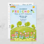 Invitation Cérémonie de remise des diplômes primaires (Devant / Derrière)