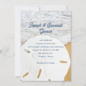 Invitation Cérémonie de remise en forme de la vow de plage de (Devant)