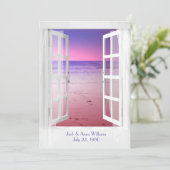 Invitation Cérémonie de renouvellement de la vue sur l'océan  (Debout devant)