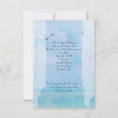 Invitation Cérémonie de renouvellement Ocean Vow (Dos)