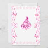 Invitation Cérémonie d'engagement hindou indienne (Dos)