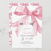 Invitation Cérémonie d'épinglage des infirmières (Devant / Derrière)