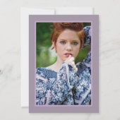 Invitation Cérémonie d'épingle des infirmières LPN Anémonique (Dos)