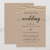 Invitation Cérémonie des Mariages de l'église, accueil des pa (Devant / Derrière)