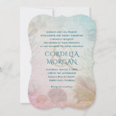 Invitation Cérémonie des Mariages des mers vivantes Nom des p (Devant)