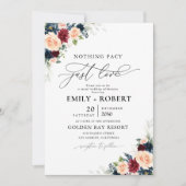 Invitation Cérémonie des Mariages floraux de la Bourgogne et  (Devant)