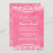 Invitation Cérémonie des Roses Annaprashana (Devant / Derrière)