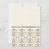 INVITATION CÉRÉMONIE D'OUVERTURE GRANDIOSE EN ARGENTERIE FORM (Dos)