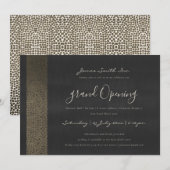 INVITATION CÉRÉMONIE D'OUVERTURE GRANDIOSE POINTS MOSAÏQUES C (Devant / Derrière)