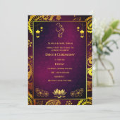 Invitation Cérémonie du Boy Dhoti indien Pancha Kattu (Debout devant)