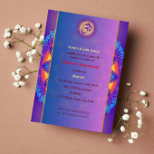 Invitation Cérémonie du Boy Dhoti indien Pancha Kattu