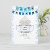 Invitation Cérémonie du Boy Dhoti indien Pancha Kattu Invit (Debout devant)