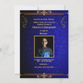 Invitation Cérémonie du Boy Dhoti indien Pancha Kattu Invit (Devant)