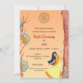 Invitation Cérémonie du haldi de la mariée hindoue indienne P (Devant)