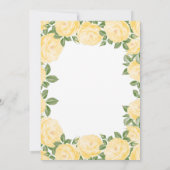 Invitation Cérémonie du henné islamique de henné Mehndi (Dos)