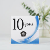 Invitation Cérémonie du prix de 10 ans d'anniversaire de la v (Debout devant)