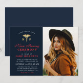 Invitation cérémonie élégante d'épicerie (Devant / Derrière)