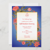 Invitation Cérémonie Haldi Kumkum (Devant)