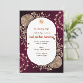 Invitation Cérémonie Haldi Kumkum (Debout devant)