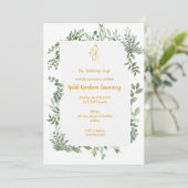 Invitation Cérémonie Haldi Kumkum (Debout devant)