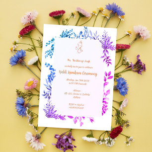 Invitation Cérémonie Haldi Kumkum