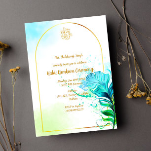 Invitation Cérémonie Haldi Kumkum