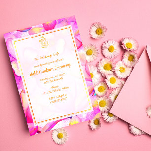 Invitation Cérémonie Haldi Kumkum