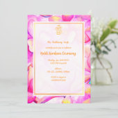 Invitation Cérémonie Haldi Kumkum (Debout devant)