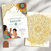 Invitation Cérémonie indienne de Baby Boy Mundan