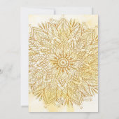 Invitation Cérémonie indienne de Baby Boy Mundan (Dos)