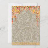 Invitation Cérémonie indienne de baptême de bébé (Dos)