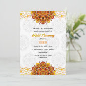 Invitation Cérémonie indienne Groom Haldi (Debout devant)