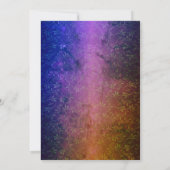 Invitation Cérémonie Mehndi de la mariée indienne, design dor (Dos)