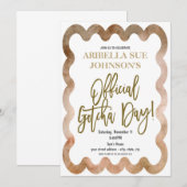 Invitation Cérémonie officielle d'adoption de la journée Gotc (Devant / Derrière)