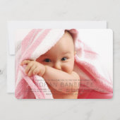 Invitation Cérémonie simple du premier riz Annaprashan Invita (Devant)