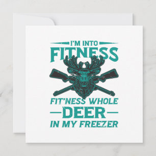 Invitation Cerf Dans Mon Congélateur - amateur de chasse