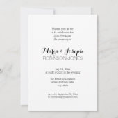 Invitation Cerf de Damas violet (Dos)