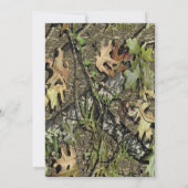 Invitation Cerfs communs chassant l'invitation de baby shower (Dos)