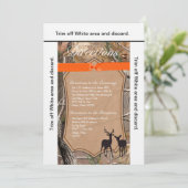 Invitation cerfs communs de Camo Camoflauge de chasseurs de (Debout devant)